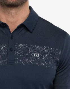 TravisMathew Splatter Stripe Polo><noscript><img width=