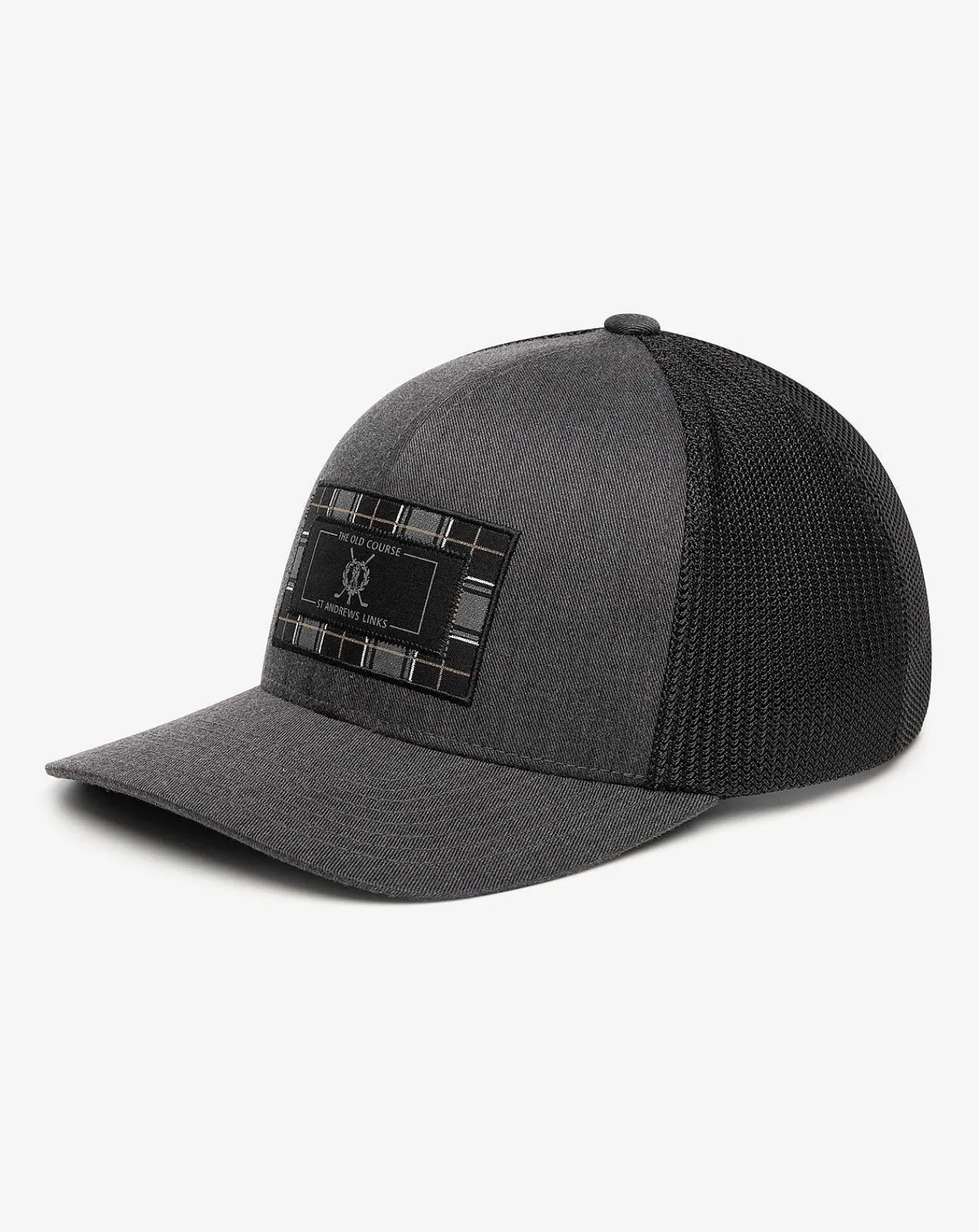 TravisMathew St Andrews Strider Check Snapback Hat> Snapbacks