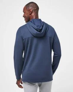 TravisMathew Upgraded Palm Hoodie Quarter Zip><noscript><img width=