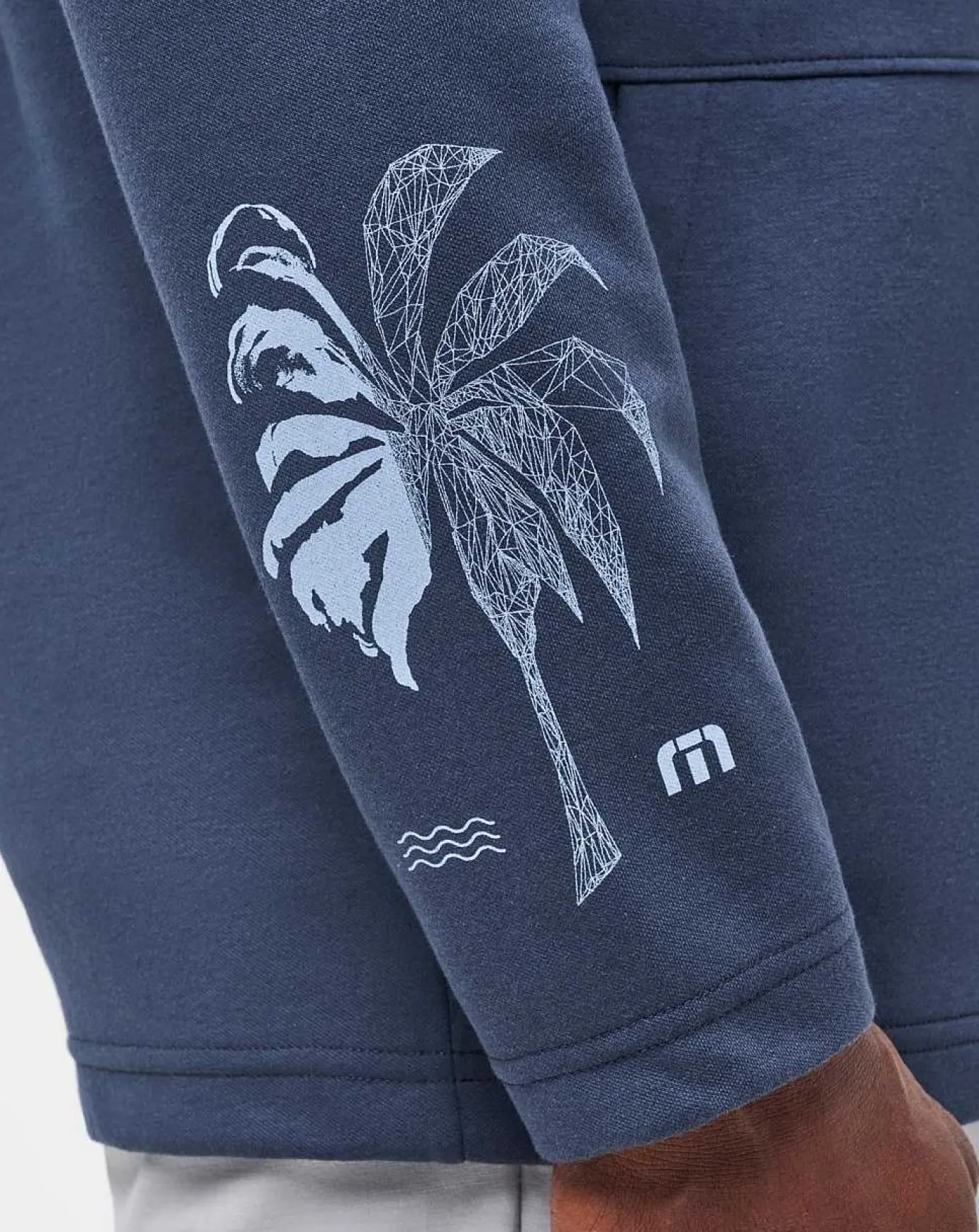 TravisMathew Upgraded Palm Hoodie Quarter Zip> Quarter Zips