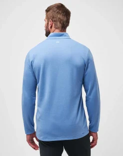 TravisMathew Upgraded Striped Quarter Zip><noscript><img width=