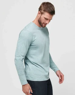 TravisMathew Warmer Tides Long Sleeve Tee> Tees