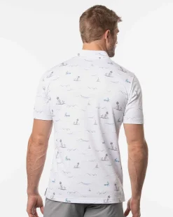 TravisMathew Warp Drive Polo> Polos