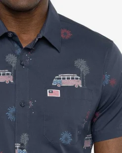 TravisMathew What Goes Up Button-Up><noscript><img width=